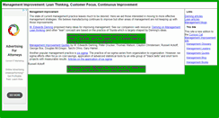 Desktop Screenshot of managementimprovement.net